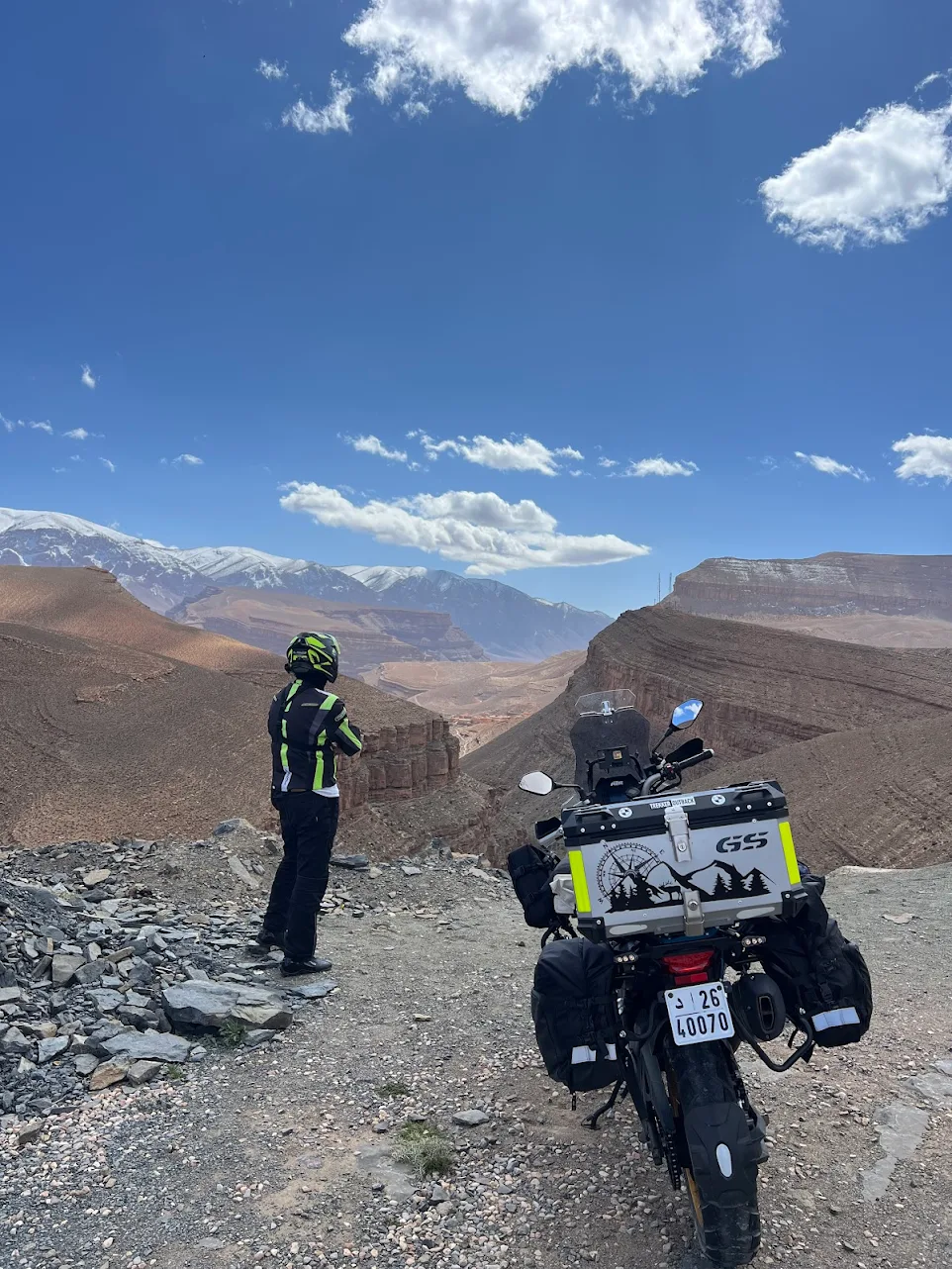 Guided motorcycle group Morocco